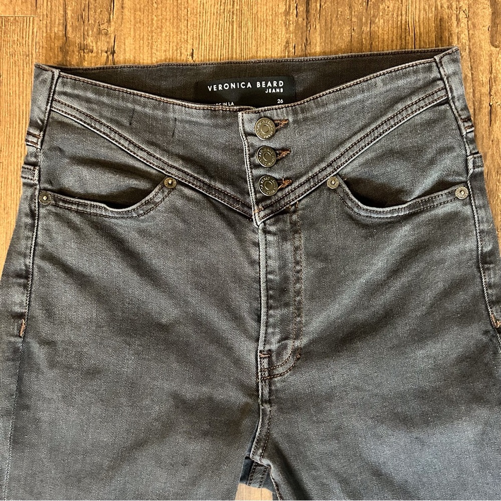 Veronica Beard Beverly Skinny Flare Jeans - Picture 4 of 12